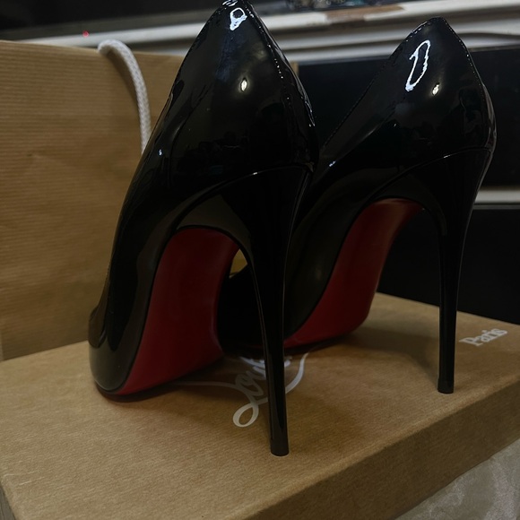 Christian Louboutin Kate 100 black size 38.5 - Picture 5 of 6